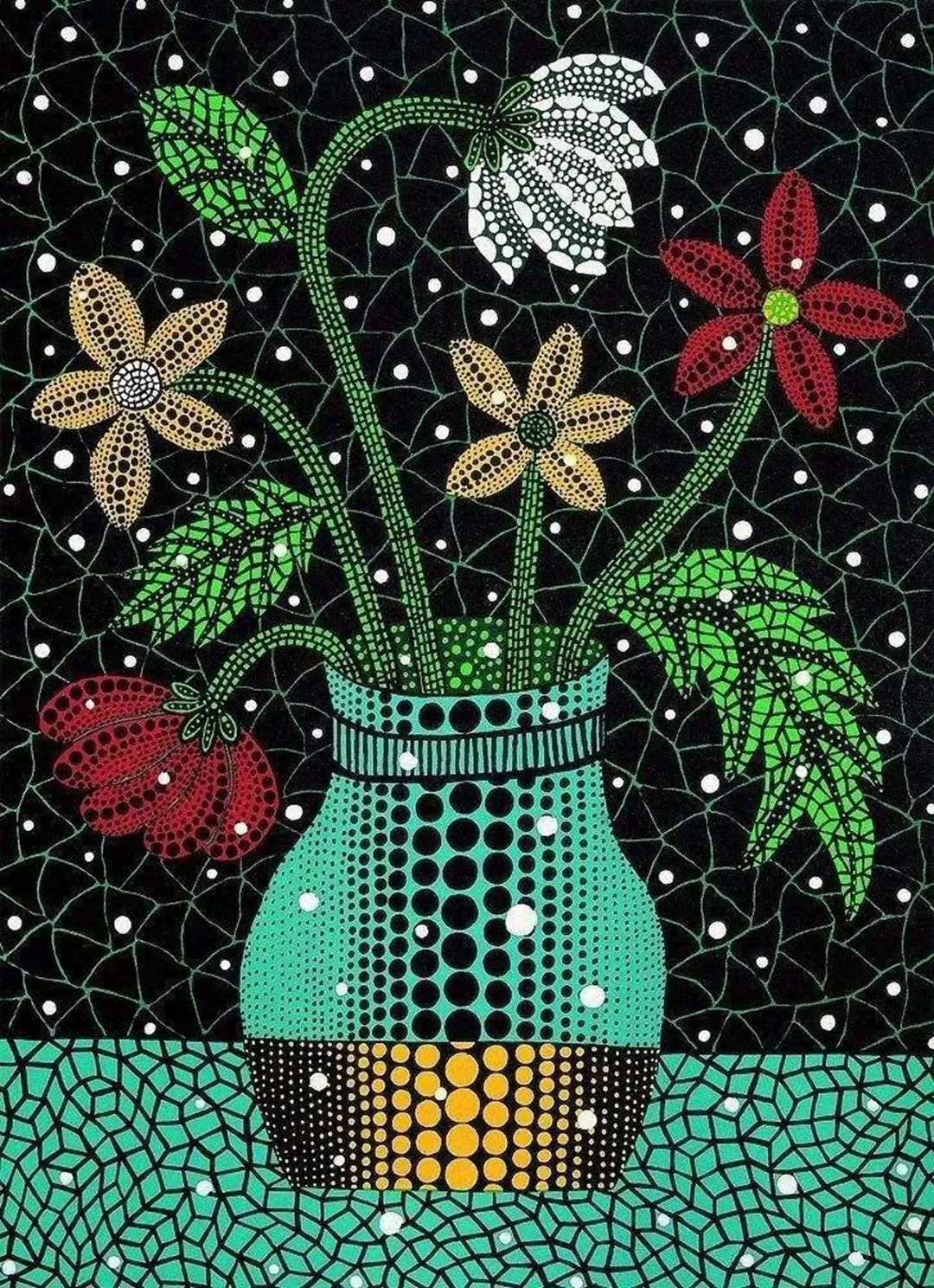 草间弥生艺术作品欣赏 - 石惊天美术馆